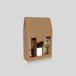 Custom Bottle Carriers with Display Window