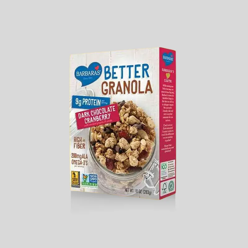 Custom Design Printed Cereal Boxes