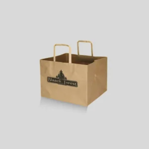Custom Flat Handle Paper Bags