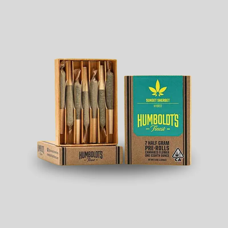 Custom Kraft Pre Rolls Joints Packaging