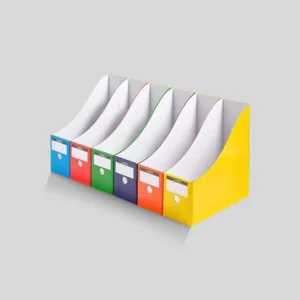 Cardboard file boxes