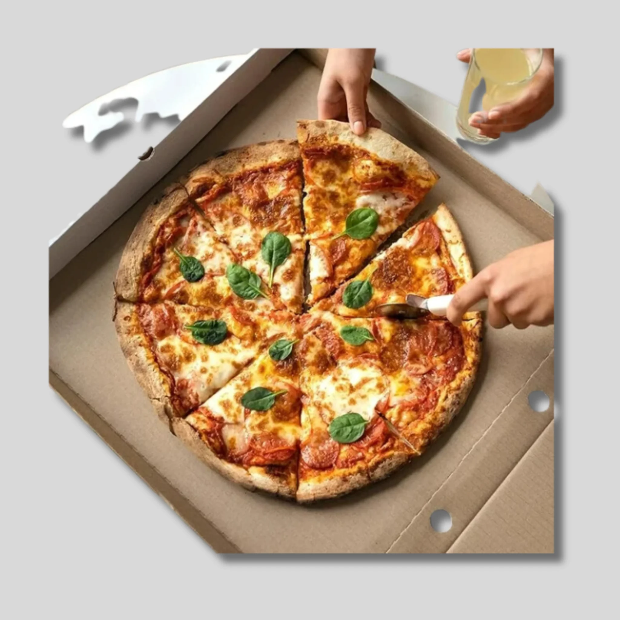 White Pizza Boxes